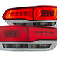 Anzo 2014-2015 Jeep Grand Cherokee LED Taillights Red/Smoke