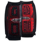 Anzo 2015-2016 Chevrolet Tahoe LED Taillights Black G2
