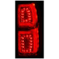 Anzo 2015-2016 Chevrolet Tahoe LED Tail lights Red/Clear G2