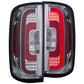 Anzo 15-17 Chevrolet Colorado LED Taillights Chrome