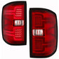 Anzo 2014-2018 Chevy Silverado 1500 LED Taillights Red/Clear