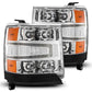 AlphaRex 16-18 Chevy 1500HD NOVA-Series LED Proj Headlights Chrm w/Actv Lgt/SeqSig & DRL(Req 810023) 880238 *Discontinued