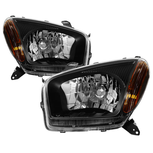 SPYDER xTune Toyota RAV4 2001-2003 OEM Style Headlights - Black HD-JH-TRAV4-AM-BK 9035999