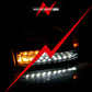 ANZO 2009-2018 Dodge Ram 1500 Projector Headlights Plank Style Halo w/Switchback Matte Black 111489