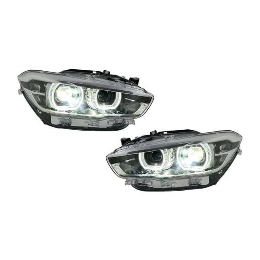 BMW 1 Series F20 / 118i Dual-Color (Yellow / White) LED Headlight Assembly with High / Low Beam 2015 - 2018