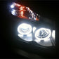 Spyder Nissan Titan 04-14/Armada 04-07 Projector Headlights CCFL Halo LED Blk PRO-YD-NTI04-CCFL-BK 5030207