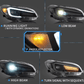 Subaru WRX & WRX STI 1st Gen (VA) Black LED Matrix Projector Headlights (2015-2021)