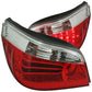 Anzo 2004-2007 BMW 5 Series E60 LED Tail lights Red/Clear