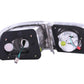 Anzo 1992-1995 Honda Civic LED Tail lights Chrome