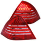 Anzo 2001-2004 Mercedes Benz C Class W203 LED Tail lights Red/Clear
