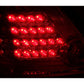 Anzo 2005-2010 Scion Tc LED Tail lights Red/Clear