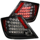 Anzo 2005-2010 Scion Tc LED Tail lights Black