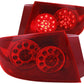 Anzo 2004-2008 Mazda 3 LED Tail lights Red