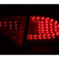 Anzo 2006-2011 Honda Civic LED Tail lights Red/Clear