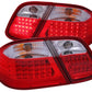 Anzo 1998-2003 Mercedes Benz Clk 320 W208 LED Tail lights Red/Clear