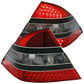 Anzo 2000-2005 Mercedes Benz S Class W220 LED Tail lights Red/Smoke