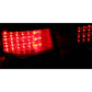Anzo 1996-2000 Honda Civic LED Tail lights Chrome G3