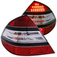 Anzo 2003-2006 Mercedes Benz E Class W211 LED Taillights Red/Clear
