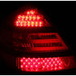 Anzo 2003-2006 Mercedes Benz E Class W211 LED Taillights Red/Clear
