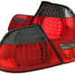 Anzo 2000-2003 BMW 3 Series E46 LED Tail lights Red/Smoke 4pc
