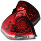 Anzo 2006-2013 Chevrolet Impala LED Taillights Red/Clear
