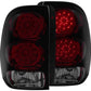 Anzo 2002-2009 Chevrolet Trailblazer LED Taillights Red/Smoke