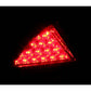 Anzo 1999-2002 Mitsubishi Mirage LED Taillights Red/Smoke