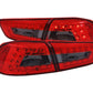 Anzo 2008-2015 Mitsubishi Lancer LED Taillights Red/Smoke