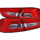 Anzo 2008-2015 Mitsubishi Lancer LED Taillights Red/Clear