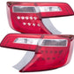 Anzo 2012-2014 Toyota Camry LED Taillights Red/Clear