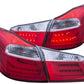 Anzo 2013-2015 Honda Accord LED Taillights Red/Clear 4pc