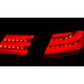 Anzo 2013-2015 Honda Accord LED Taillights Chrome 4pc