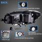 Subaru WRX & WRX STI 1st Gen (VA) Black LED Matrix Projector Headlights (2015-2021)