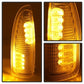 SPYDER xTune Ford Superduty F250-F650 03-07 Amber LED Mirror Signal Lens - Clear ACC-LED-FDSD99-MR-C 9924712