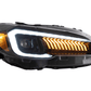 Subaru WRX & WRX STI 1st Gen (VA) Black LED Matrix Projector Headlights (2015-2021)