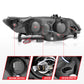 Anzo 2006-2011 Honda Civic Projector Headlights w/ Halo Black (CCFL)