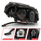 ANZO 2005-2013 Chevy Corvette Projector Plank Style Switchback H.L. Black Amber 121553