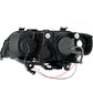Anzo 2000-2003 BMW X5 Projector Headlights w/ Halo Chrome