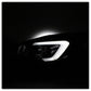 SPYDER xTune 13-16 Ford Escape 13-16 LED Light Bar Halogen Proj Headlights - Chrome (PRO-JH-FESCA13-LB-C) 9042928