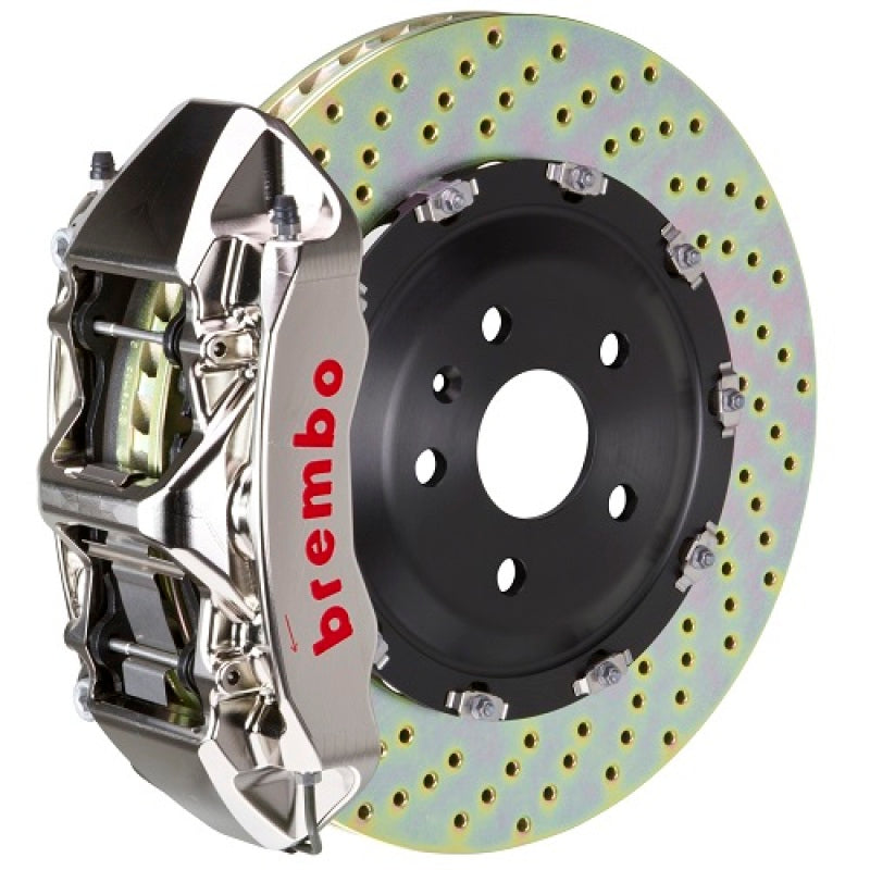 Brembo 15-20 RS3 Sportback Front GTR BBK 6 Piston Billet 380x34 2pc Rotor Drilled- Nickel 1N1.9054AR