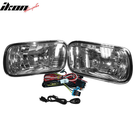 1997-2000 Dodge Dakota Factory Style 2PCS Front Fog Lights W/Clear Len