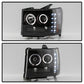 Spyder GMC Sierra 1500/GMC Sierra Denali 08-13 Projector LED Halo- LED All Blk PRO-YD-GS07-HL-BKV2 5086020