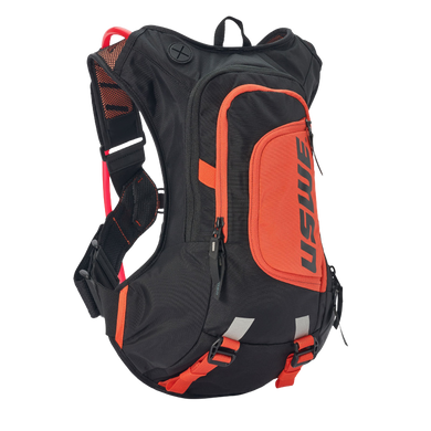 USWE Moto Hydro Hydration Pack 8L - Black/Factory Orange