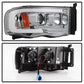Spyder Dodge Ram 1500 02-05 V2 Projector Headlights - Light Bar DRL - Chrome PRO-YD-DR02V2-LB-C 5084613