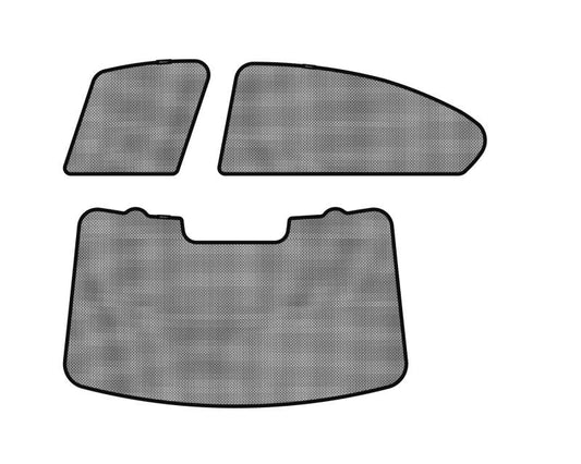 3D MAXpider 2012-2018 BMW 3 Series (F30) Black Sun Shades - Complete Set S1BM0370