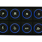 AEM EV 8 Button Keypad CAN Based Programmable Backlighting 30-8400