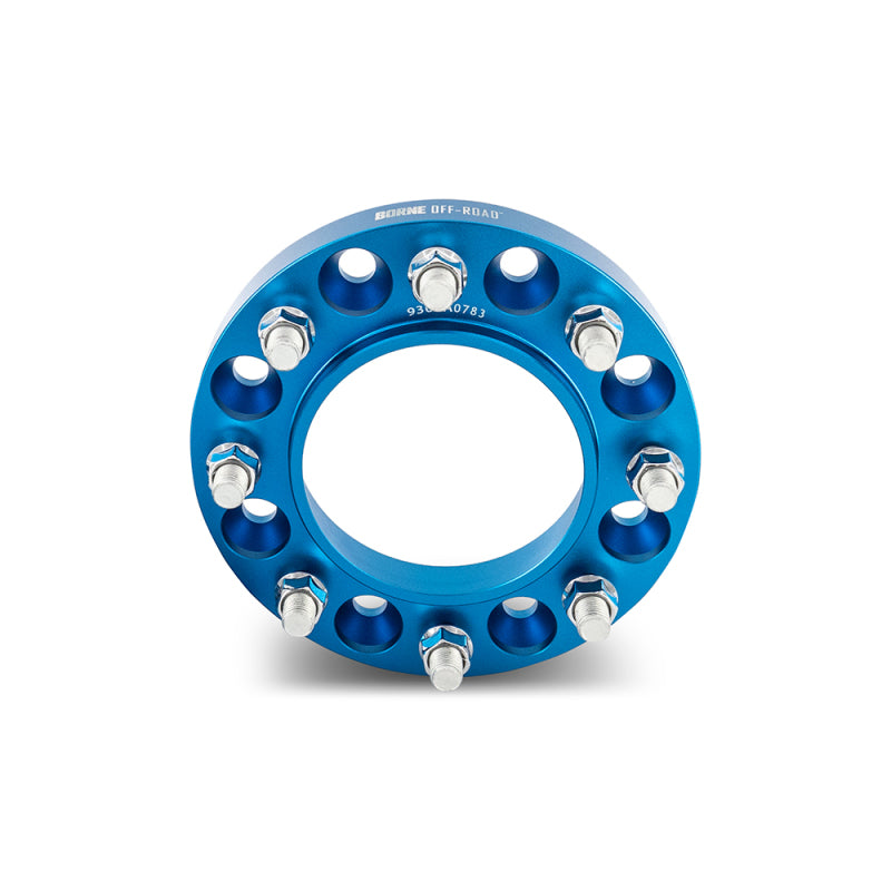 Borne Off-Road Wheel Spacers 8x165.1 116.7 45 M14 Blue BNWS-008-450BL