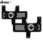 1997-1998 Ford F-150 Ring Style 2PC Projector Fog Lights Black Housing