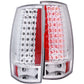 Anzo 2007-2014 Chevrolet Suburban LED Taillights Red/Clear G4