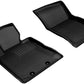 3D MAXpider 2012-2016 Hyundai Genesis Kagu 1st Row Floormat - Black L1HY02311509